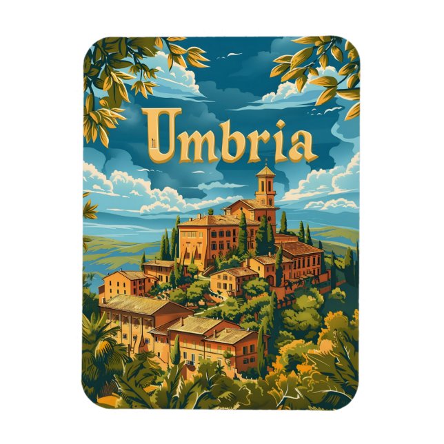 Umbria Italy Magnet (Vertical)