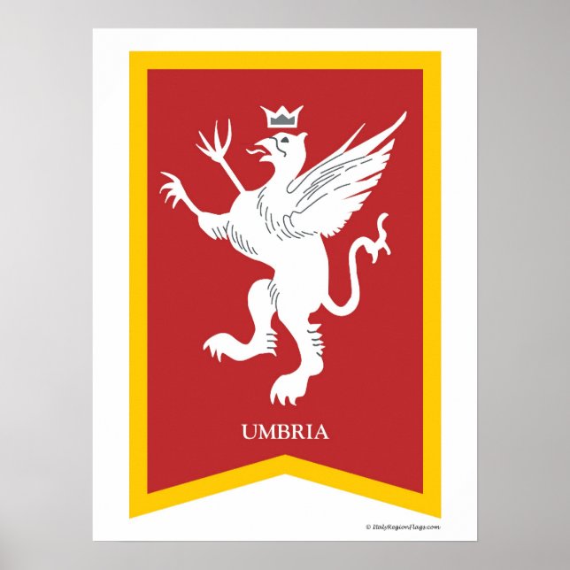 Umbria Italy Region Poster (Front)