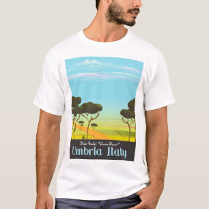 Umbria Italy travel poster T-Shirt