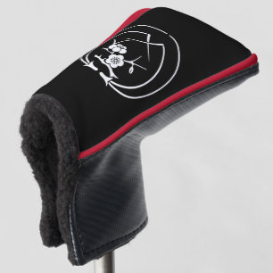 Ume branch in Embracing pine needles Golf Head Cover