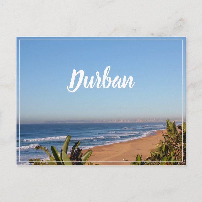 Umhlanga Durban View Ocean Beach South Africa Postcard (Front)