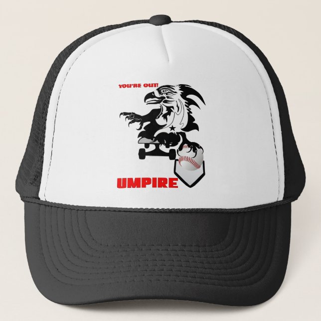 Umpire-Baseball-logo-1 Trucker Hat (Front)