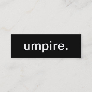 Umpire Business Card