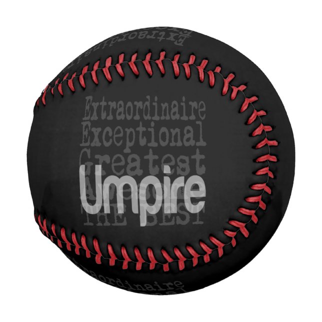Umpire Extraordinaire Baseball (Front Right)