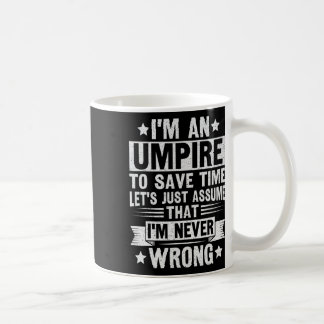 Umpire Funny Sketll Design For An Umpire Coffee Mug