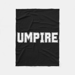 Umpire Funny Softll Sell Footll Cricket Sports  Fleece Blanket
