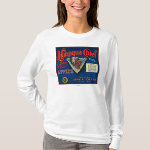 Umpqua Chief Apple Crate LabelSutherlin, OR T-Shirt