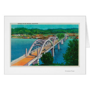 Umpqua River Bridge in Reedsport, Oregon
