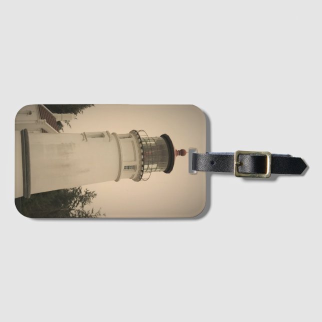 Umpqua River Lighthouse, OR Luggage Tag (Front Horizontal)
