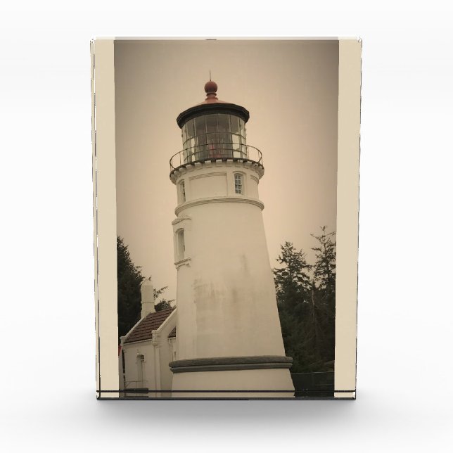 Umpqua River Lighthouse, OR Photo Block (Front)