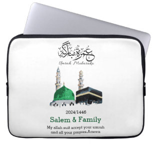 umrah mubarak, عمرة مبارك laptop sleeve
