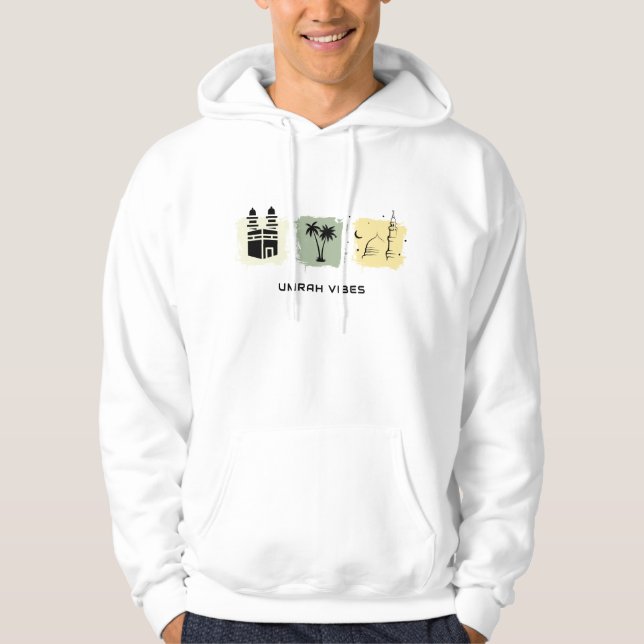Umrah Vibes Customisable Hoodie | Islamic Gift (Front)