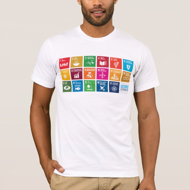 UN 17 Sustainable Development Goals T-Shirt (Front)