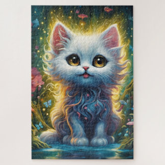 Un ange de chaton  jigsaw puzzle