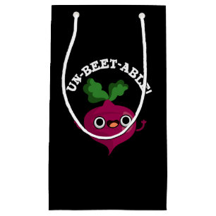 Un-beet-able cute Veggie Beet Pun Small Gift Bag
