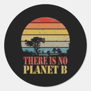 Un Climate Action Climate Crisis There Is No Plane Classic Round Sticker