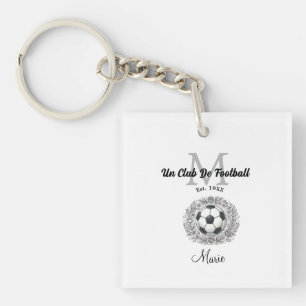 un club de football monogram est, year fifa world  key ring