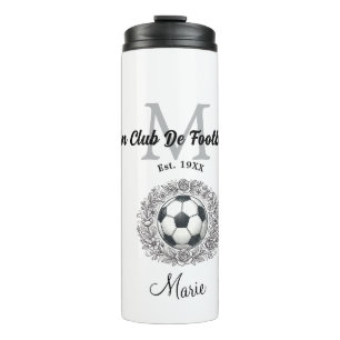 un club de football monogram est, year fifa world thermal tumbler