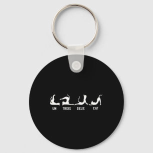 Un Deux Trois Cat Shirt Women Cool Cats And Kitten Key Ring