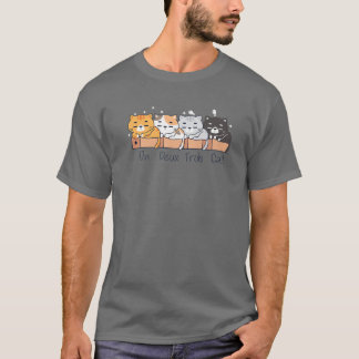 Un Deux Trois Cat Tee Cute Kitten Funny French Cat