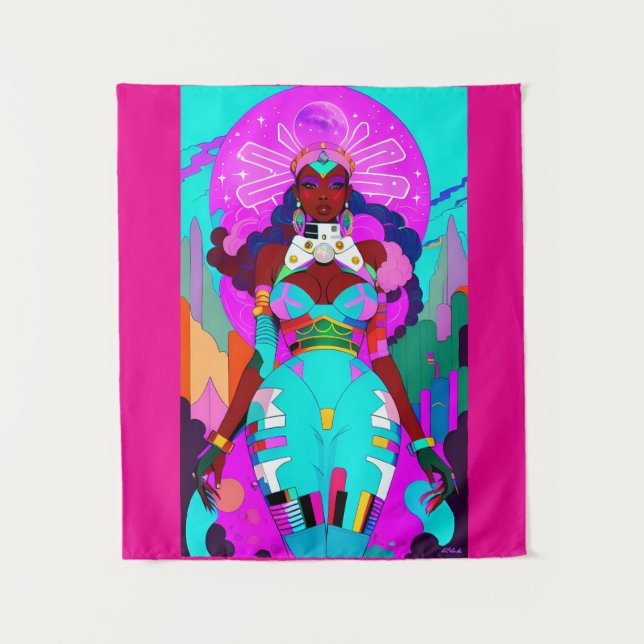 Un felice venerdì nel futuro tapestry (Front)