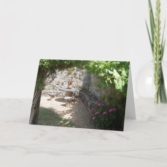 Un jardin à la française holiday card (Front)