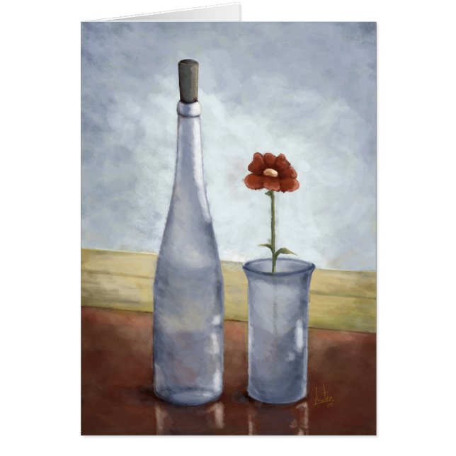 Una flor / A flower. Card (Front)