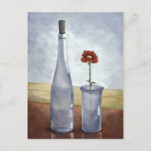 Una flor / A flower. Postcardd Postcard