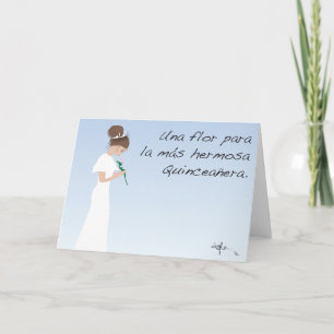 Una Flor para la Quinceañera Invitation