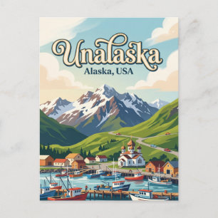 Unalaska, Alaska, USA USA Postcard