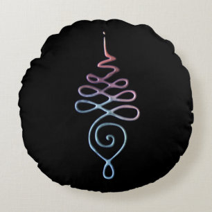 Unalome 1 round cushion