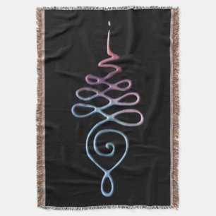Unalome 1 throw blanket