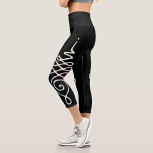 Unalome 2 capri leggings