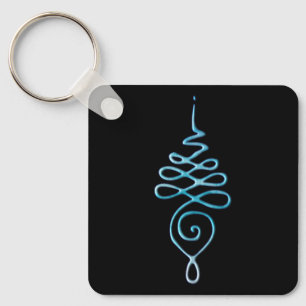 Unalome 6 key ring