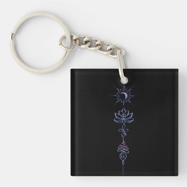 Unalome Group 1 Key Ring (Front)