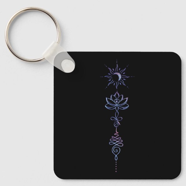 Unalome Group 1 Keychain (Front)