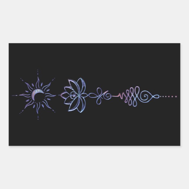 Unalome Group 1 Rectangular Sticker (Front)