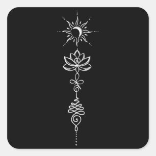 Unalome Group 3 Square Sticker