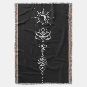 Unalome Group 3 Throw Blanket