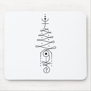 Unalome I Mouse Pad