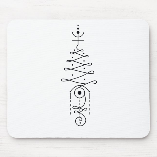 Unalome I Mouse Pad (Front)