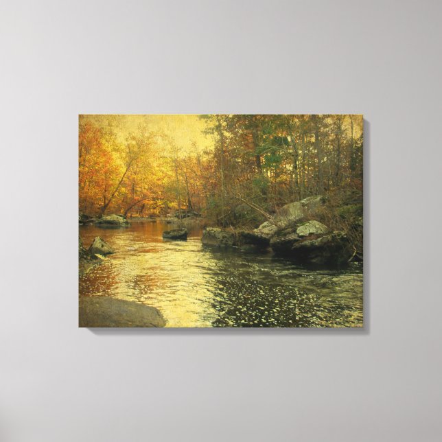 Unami Creek at Sunset Canvas Print (Front)