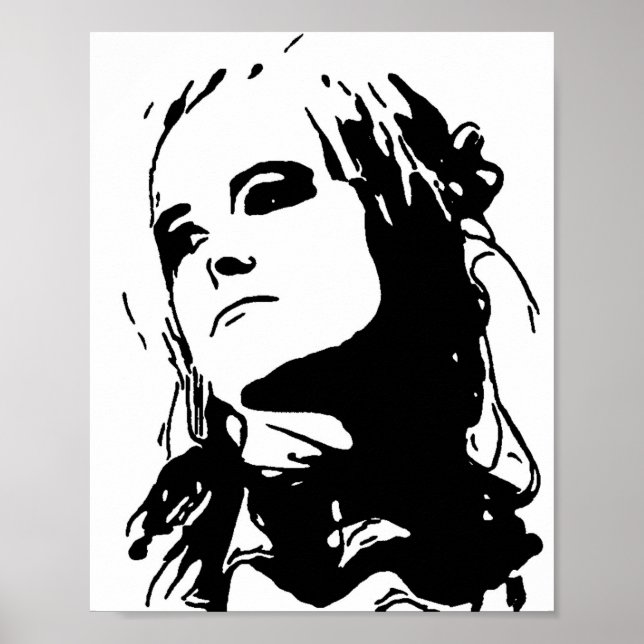 Unamused Girl Poster (Front)
