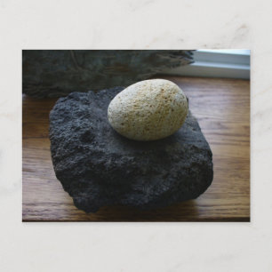 Unangan Grinding Stone, Unalaska Island Postcard