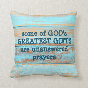 Unanswered Prayers Throw Pillow