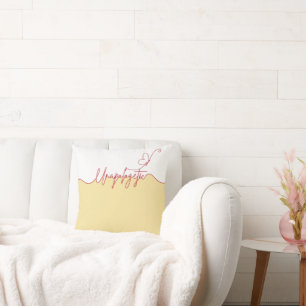 Unapologetic Bold Feminine Statement Cushion