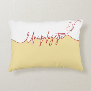 Unapologetic Bold Feminine Statement Decorative Cushion