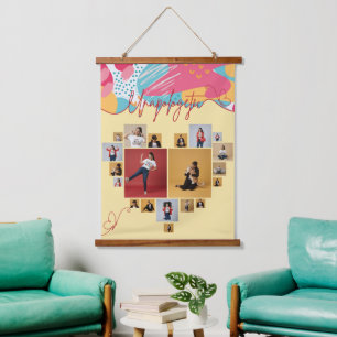 Unapologetic Personalised Feminine Photo Collage  Hanging Tapestry