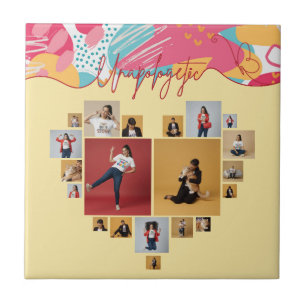 Unapologetic Personalised Feminine Photo Collage Tile