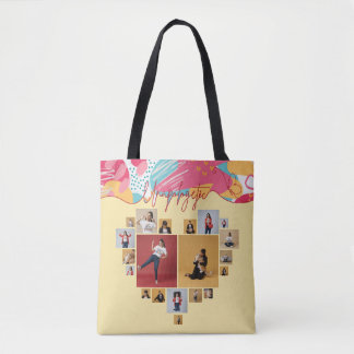 Unapologetic Personalised Feminine Photo Collage  Tote Bag